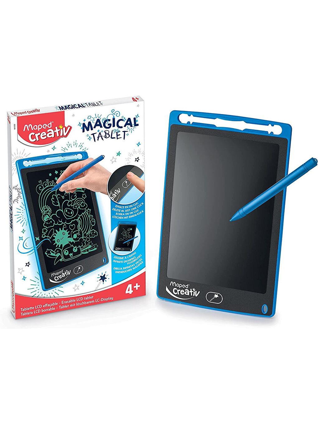 Maped Siyah Magical Tablet 8.5 inç Dijital Kalemli Çizim Lcd Çocuk Yazı Tahtası - 2