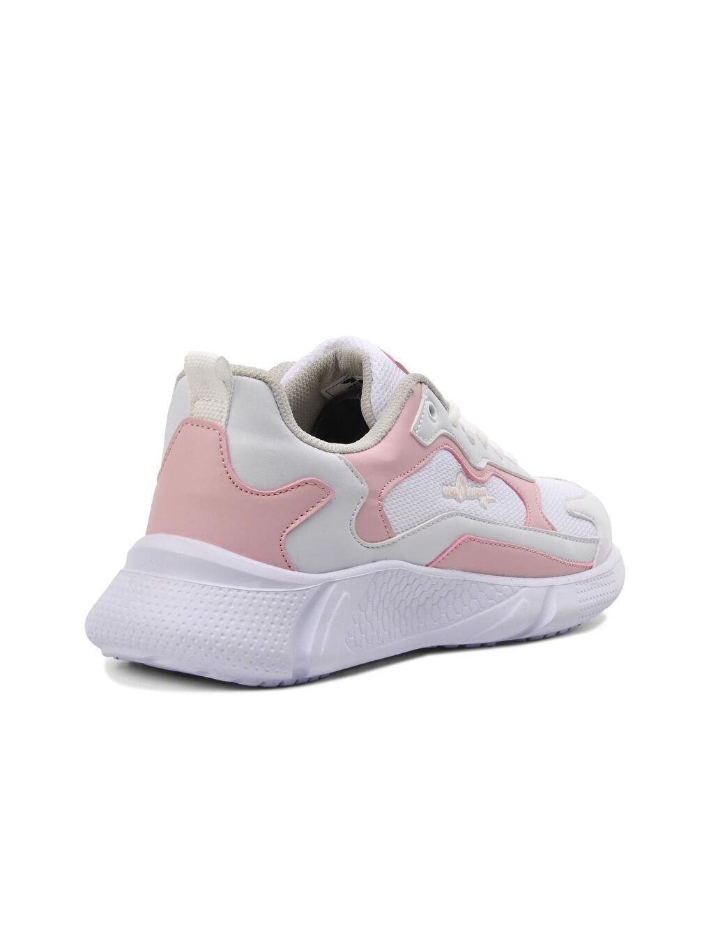 Lucca Beyaz-Pudra Kadın Spor Ayakkabı-3