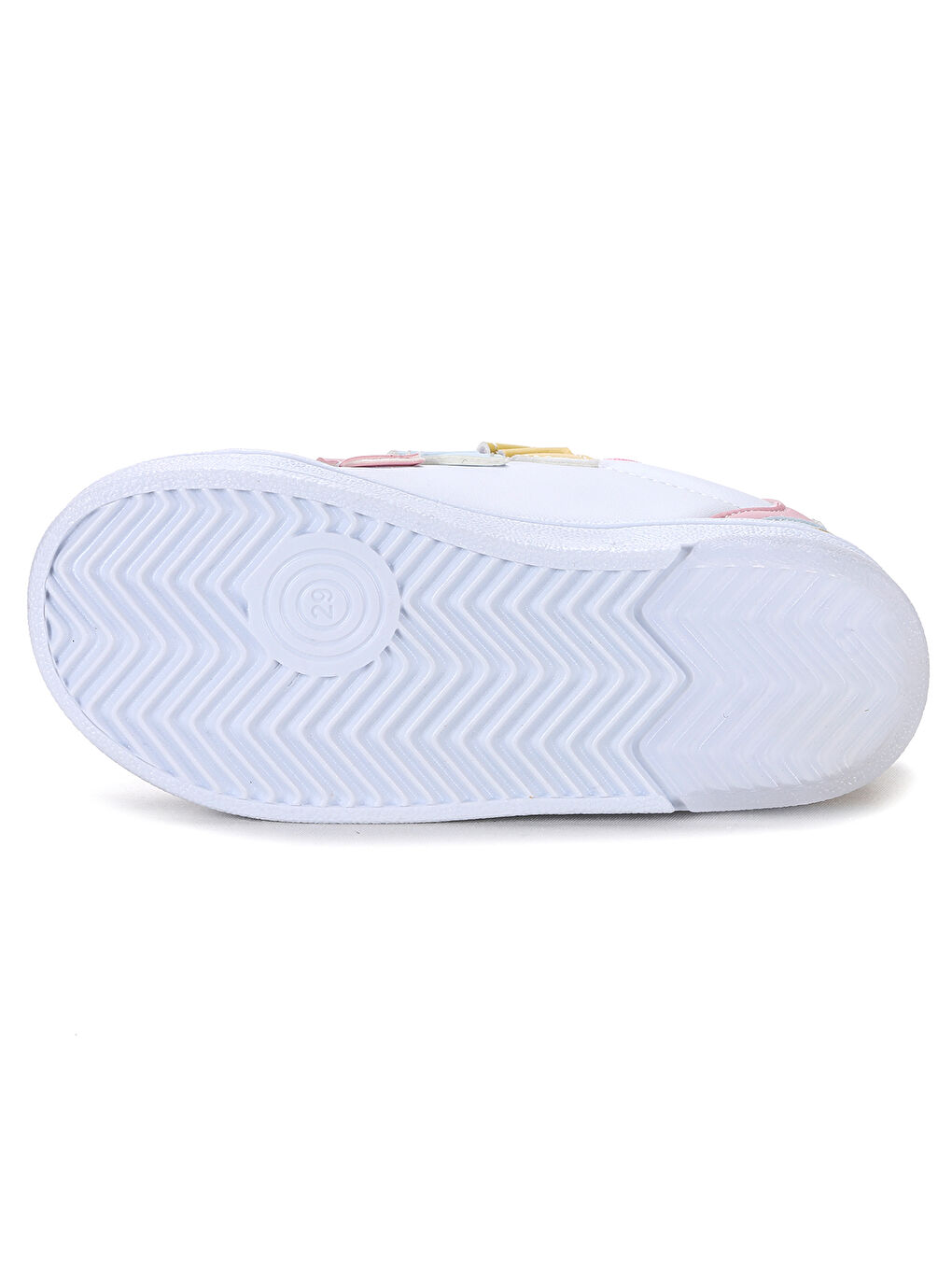 Beyaz Mami Günlük Cırtlı Işıklı Kız/Erkek Çocuk Spor Ayakkabı-5