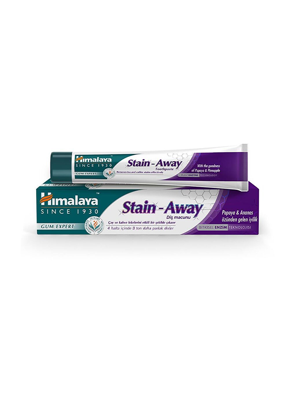 Leke Karşıtı Bitkisel Diş Macunu, Florürsüz, Parabensiz, Vejeteryan, Leke Çıkartıcı, 75 ml-1