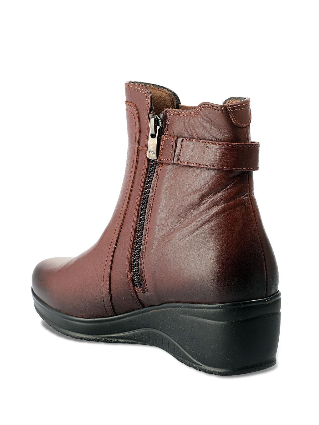 Kahverengi LANTE-G Klasik Kadın Deri Ayakkabı Taba-1