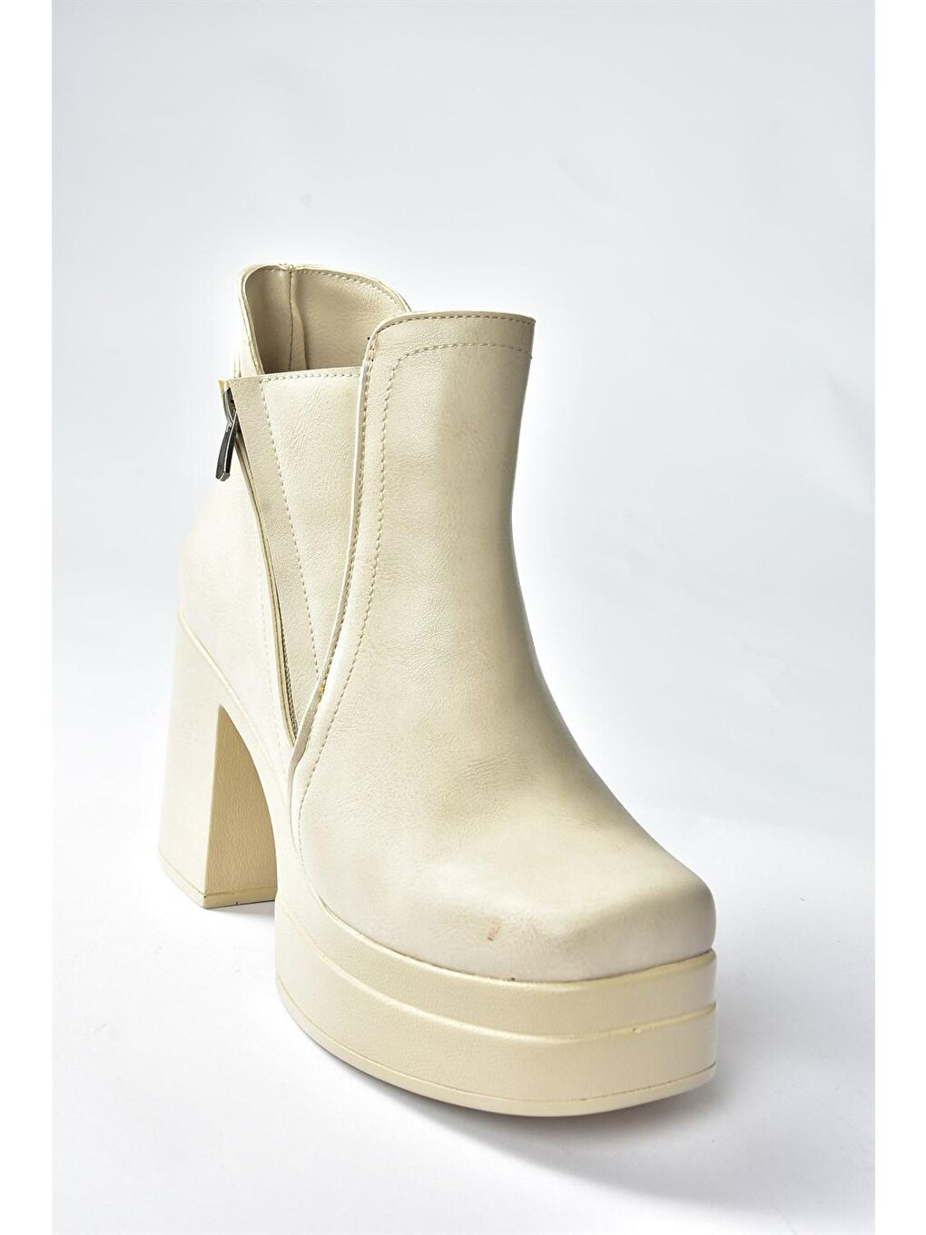 N9966400 Bej Kadın Bot-3