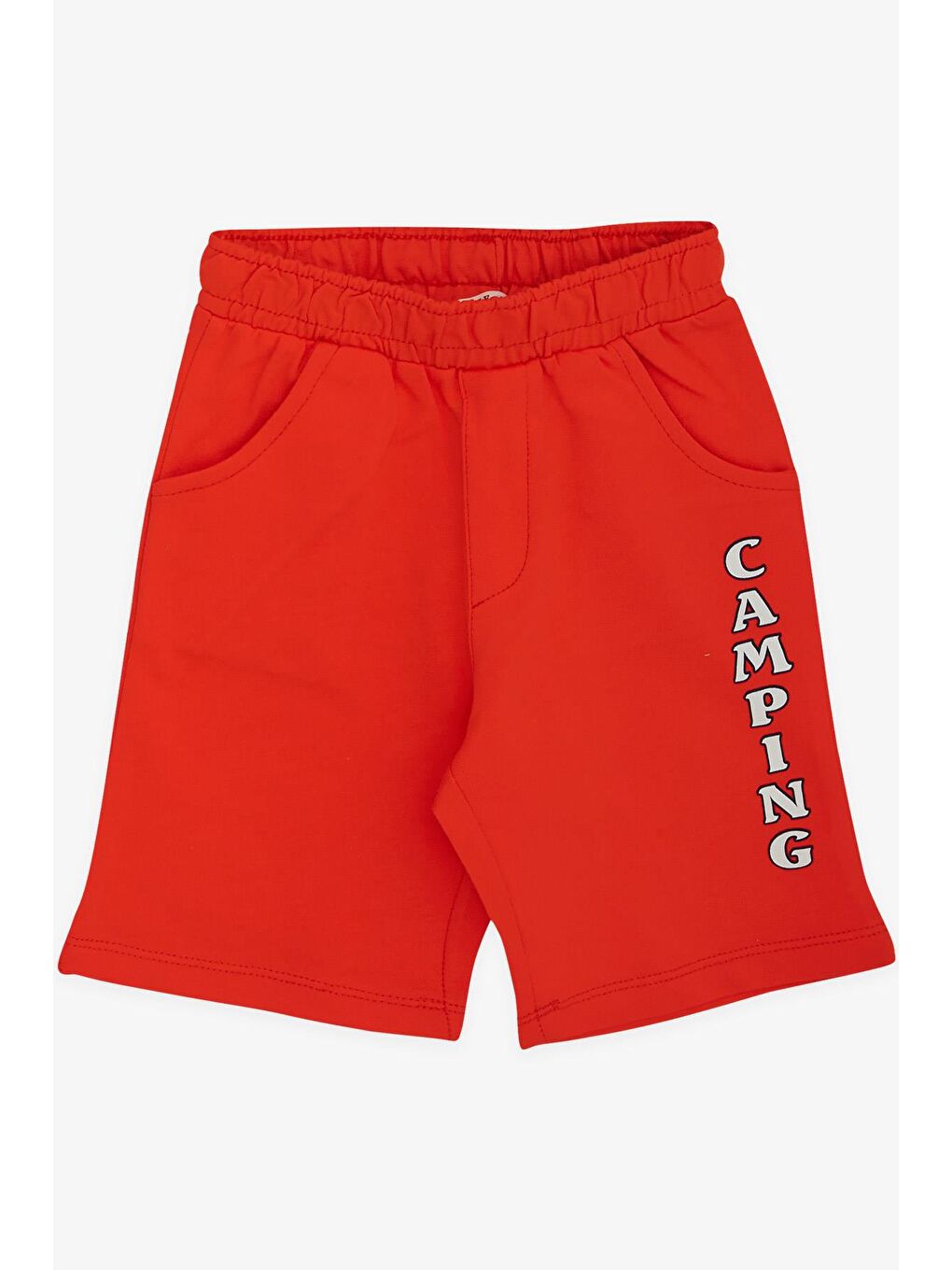 Erkek Çocuk Şortlu Takım Kampçı Timsah Baskılı Beyaz (2-6 Yaş)-3