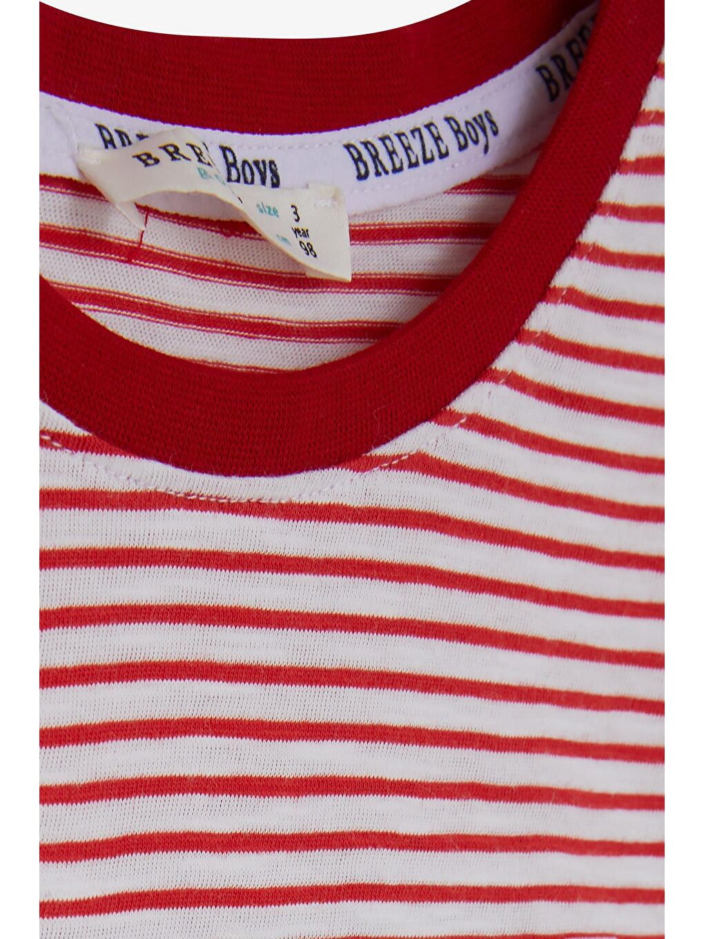 Erkek Çocuk Şortlu Takım Baskılı Beyaz (2-5 Yaş)-4