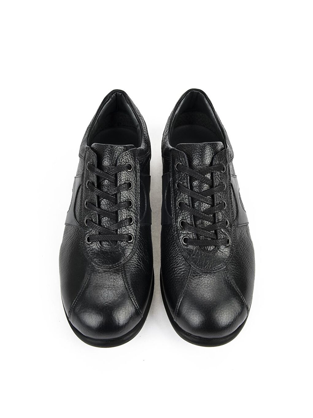 Karışık Erkek Hakiki Deri Ayakkabı 12371 212 Siyah-Gri-3