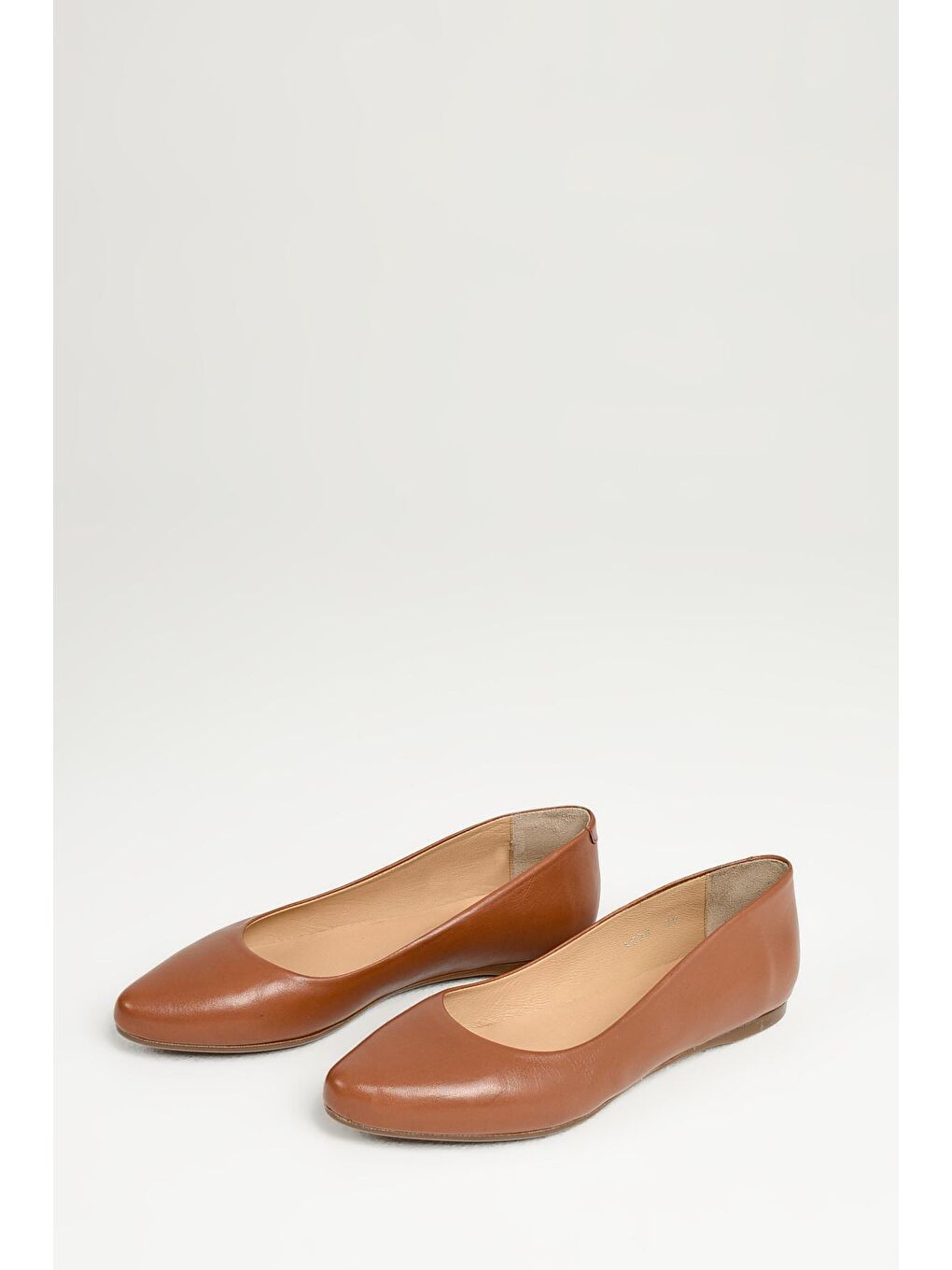 Kahverengi Kadın Hakiki Deri Babet 10319 4008 Taba-3