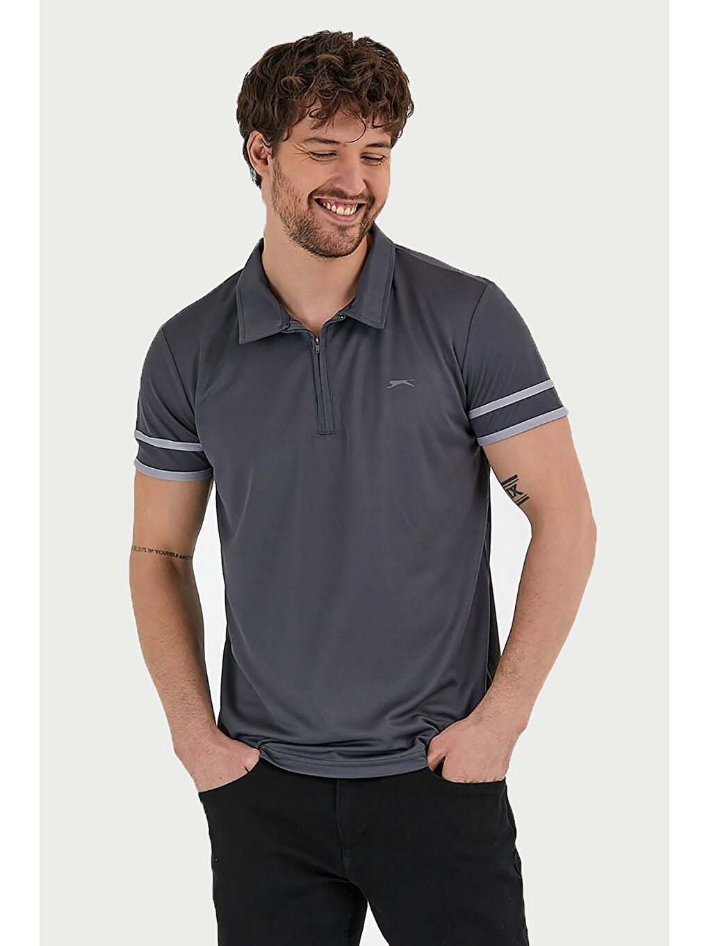 REDMOND Erkek Tişört Koyu Gri-1