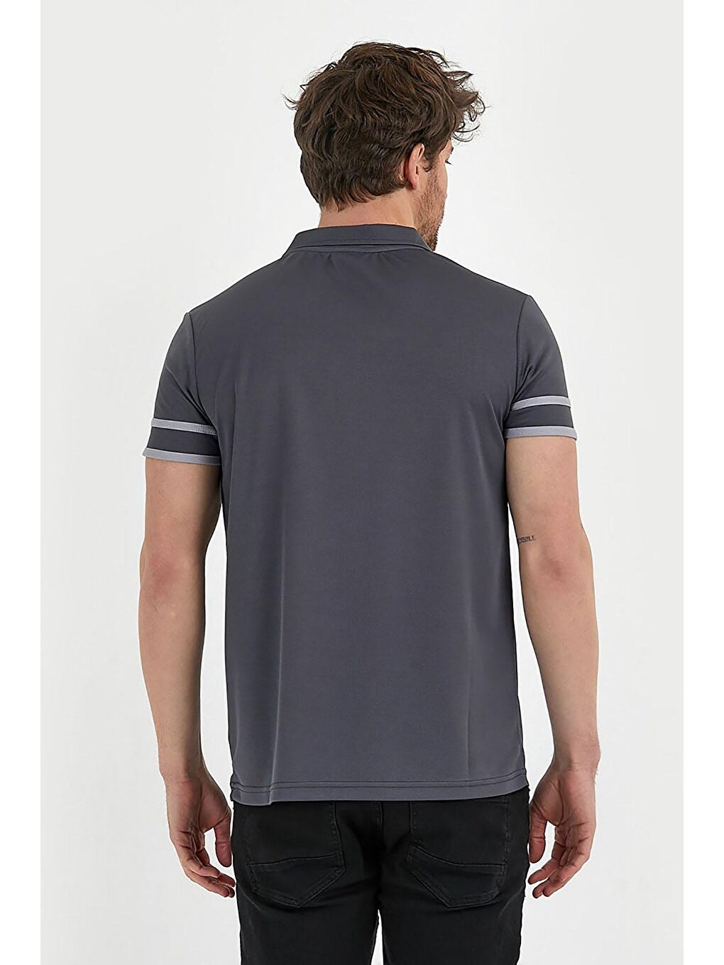 REDMOND Erkek Tişört Koyu Gri-2