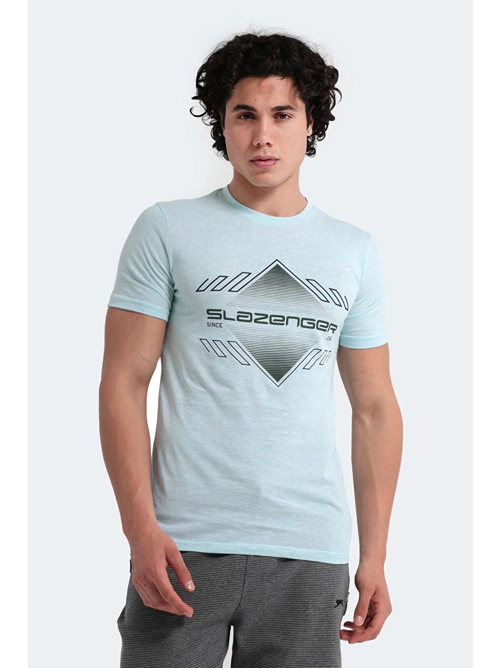 SLAZENGER Yeşil MARQUES Erkek T-Shirt Yeşil