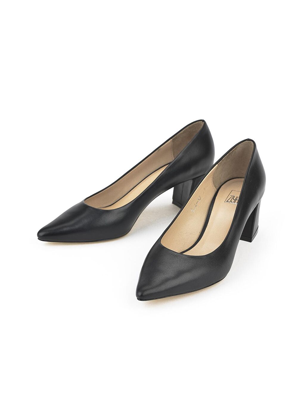 Kadın Hakiki Deri Topuklu Ayakkabı 1331003Z974 Siyah-3