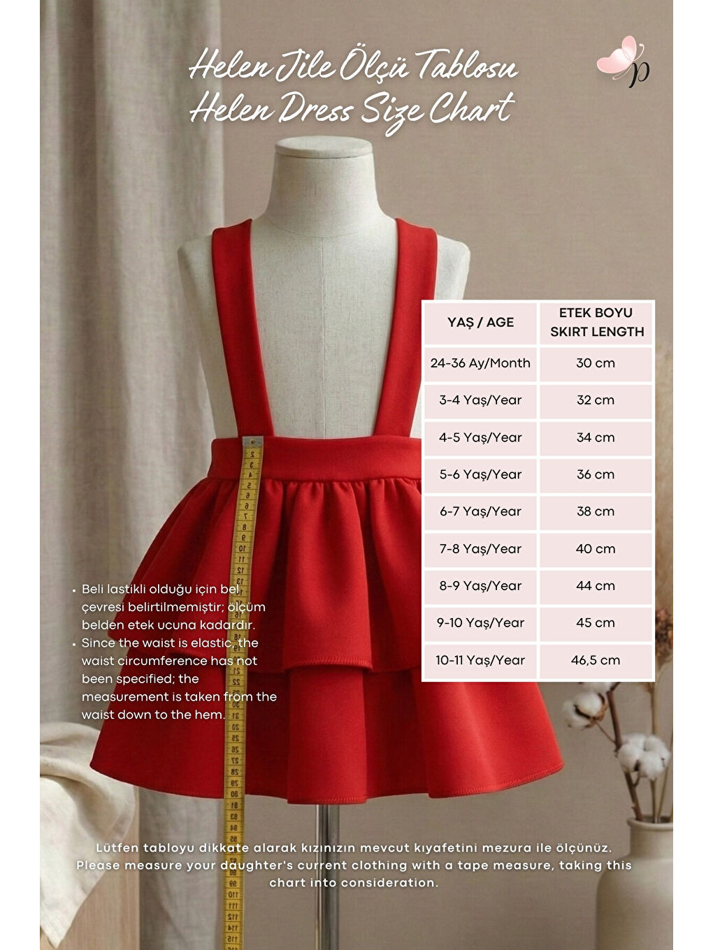 Kız Çocuk Helen Kırmızı Askılı Kat Kat Bağlama Jile Elbise 23 Nisan Gösteri Kıyafeti-3