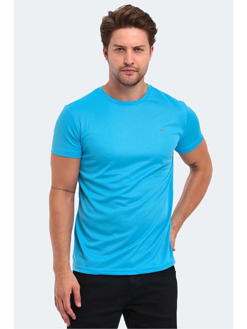 SLAZENGER Saks REPUBLIC Erkek T-Shirt Saks Mavi