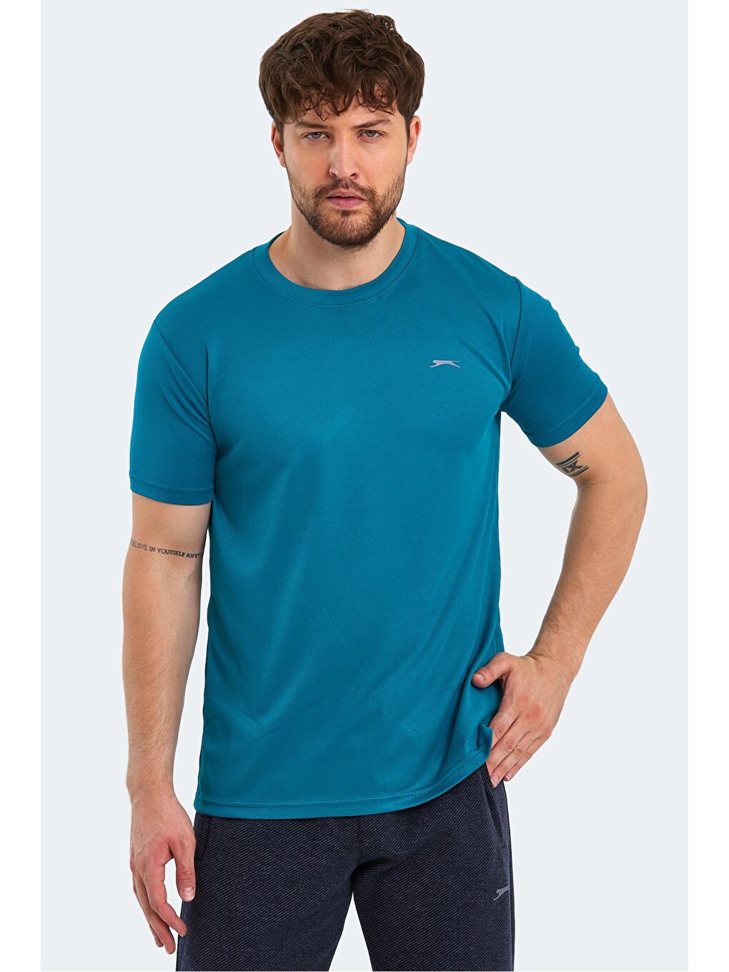 SLAZENGER Yeşil REPUBLIC Erkek T-Shirt Yeşil