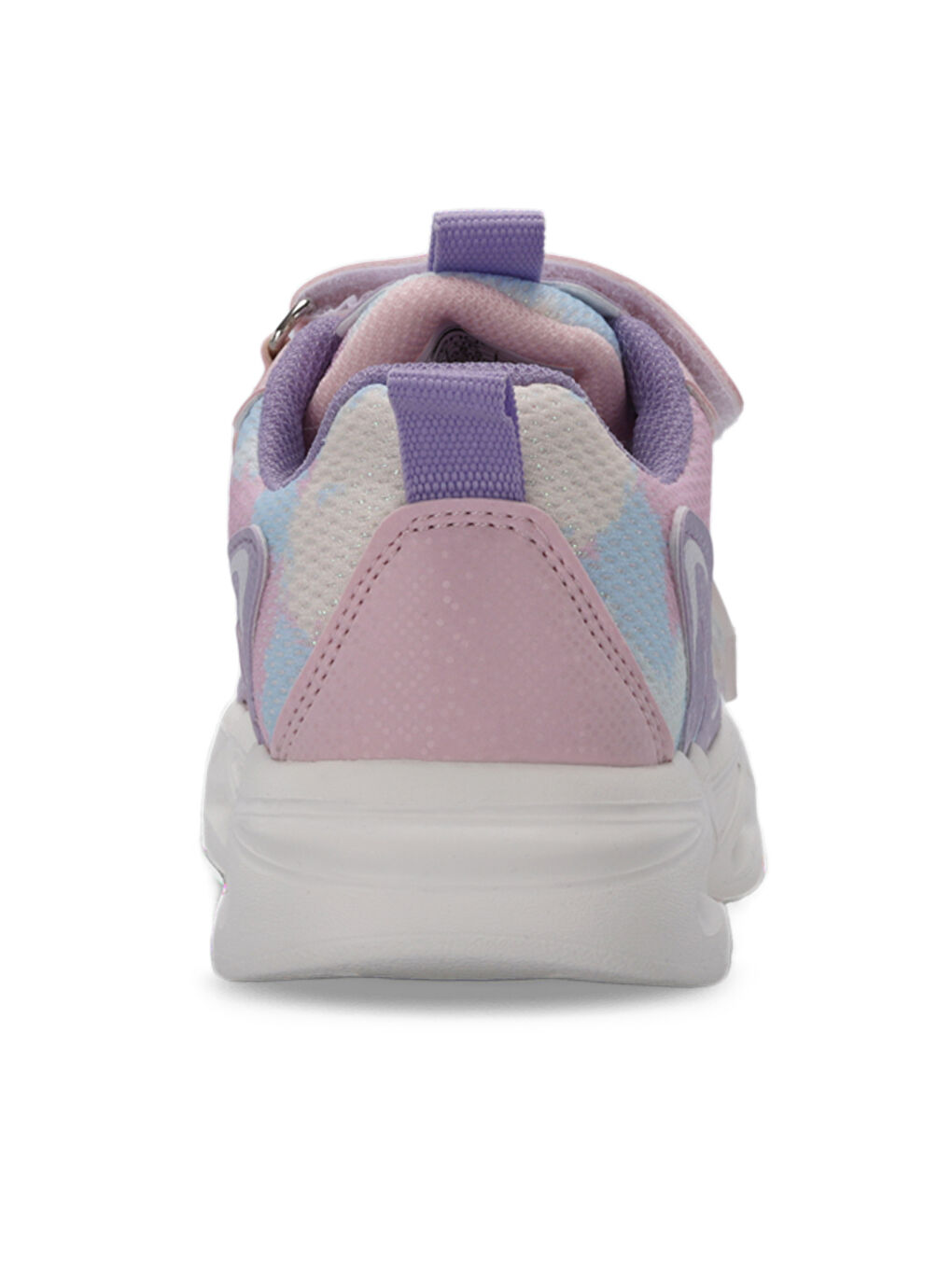 KLARION Kız Çocuk Cırt Cırtlı Pembe / Mor Günlük Spor Ayakkabısı-5