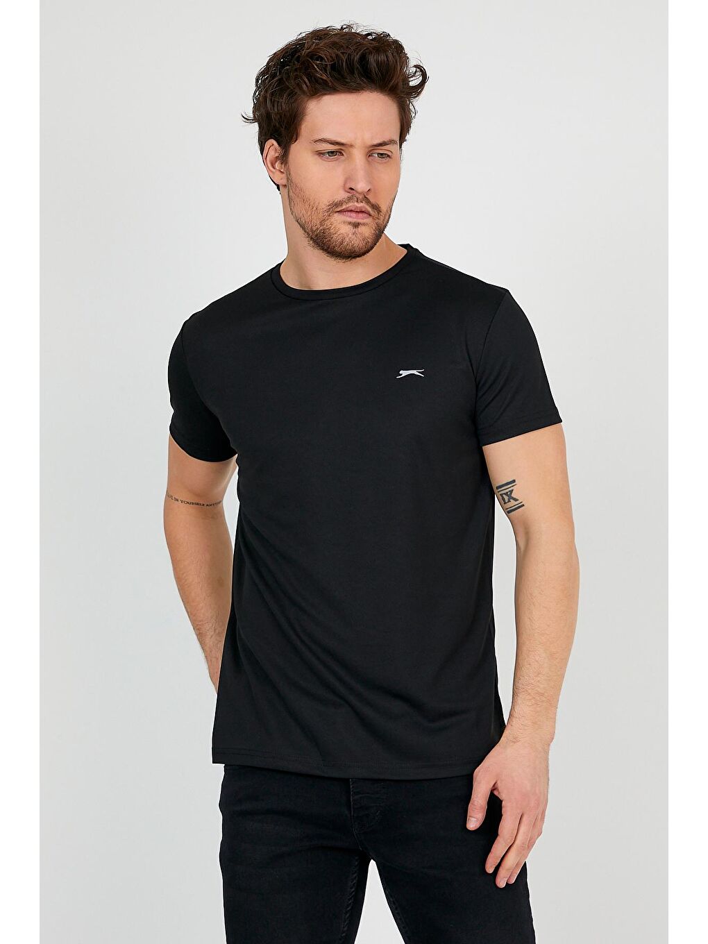 SLAZENGER Siyah REPUBLIC Erkek T-Shirt Siyah - 1