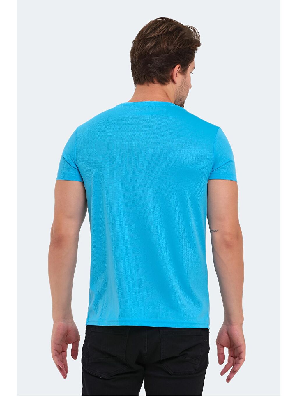 SLAZENGER Saks REPUBLIC Erkek T-Shirt Saks Mavi - 1