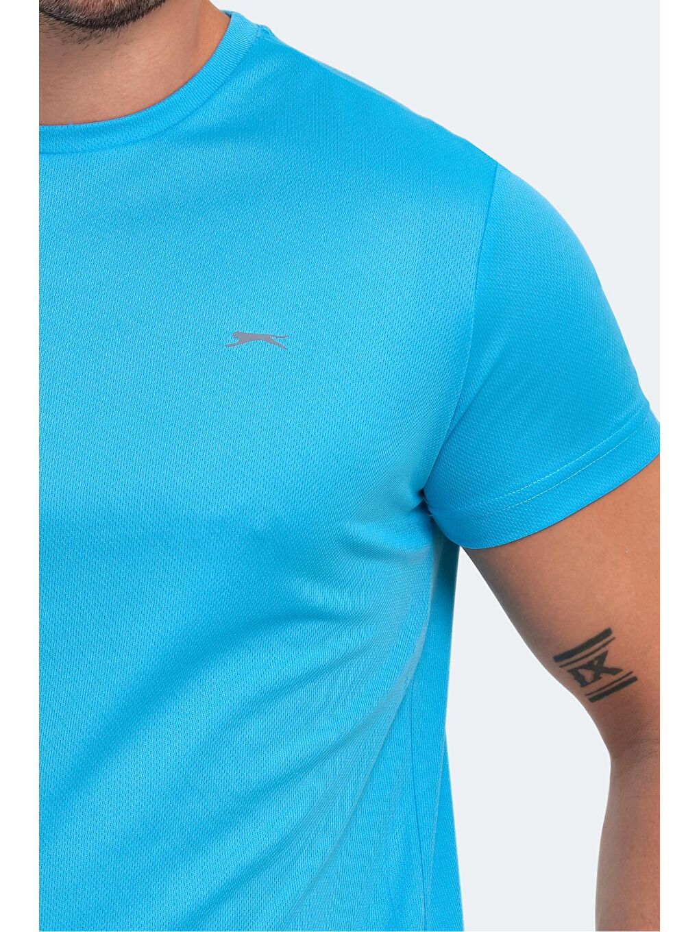 SLAZENGER Saks REPUBLIC Erkek T-Shirt Saks Mavi - 3