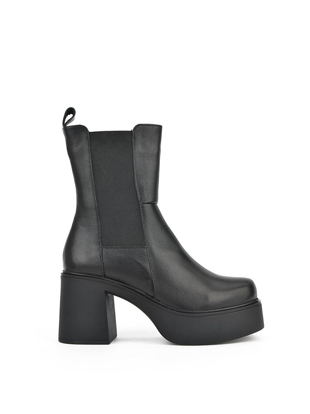 Kadın Kürklü Hakiki Deri Bot 123353 2441K Siyah