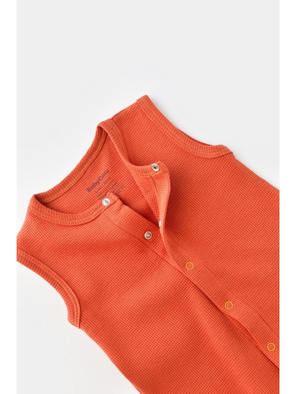 Kahverengi Organik Waffle Askılı Tulum csyw1009