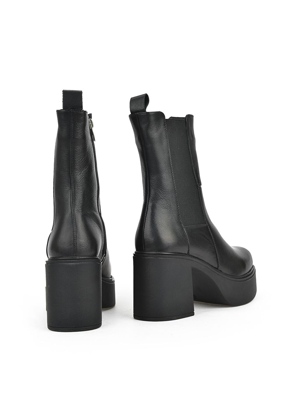 Kadın Kürklü Hakiki Deri Bot 123353 2441K Siyah-2