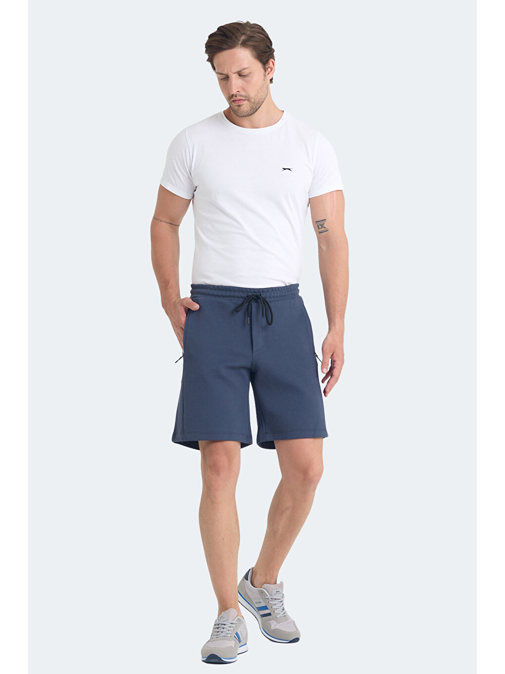 VILTE I Erkek Cepli Koyu Gri Şort-3