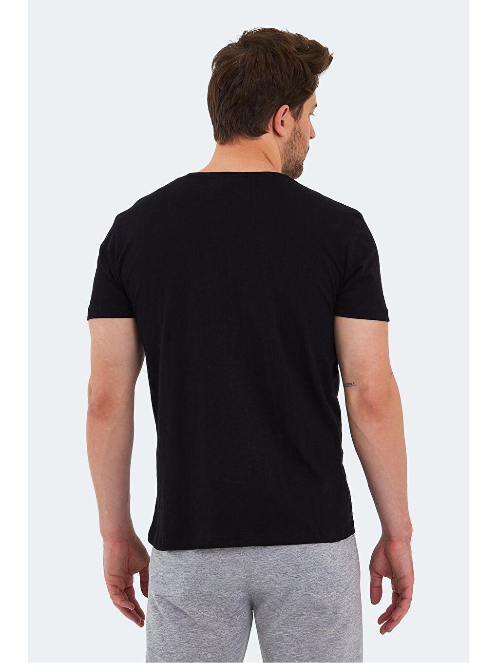 SLAZENGER Siyah SARGON KTN Erkek T-Shirt Siyah - 1