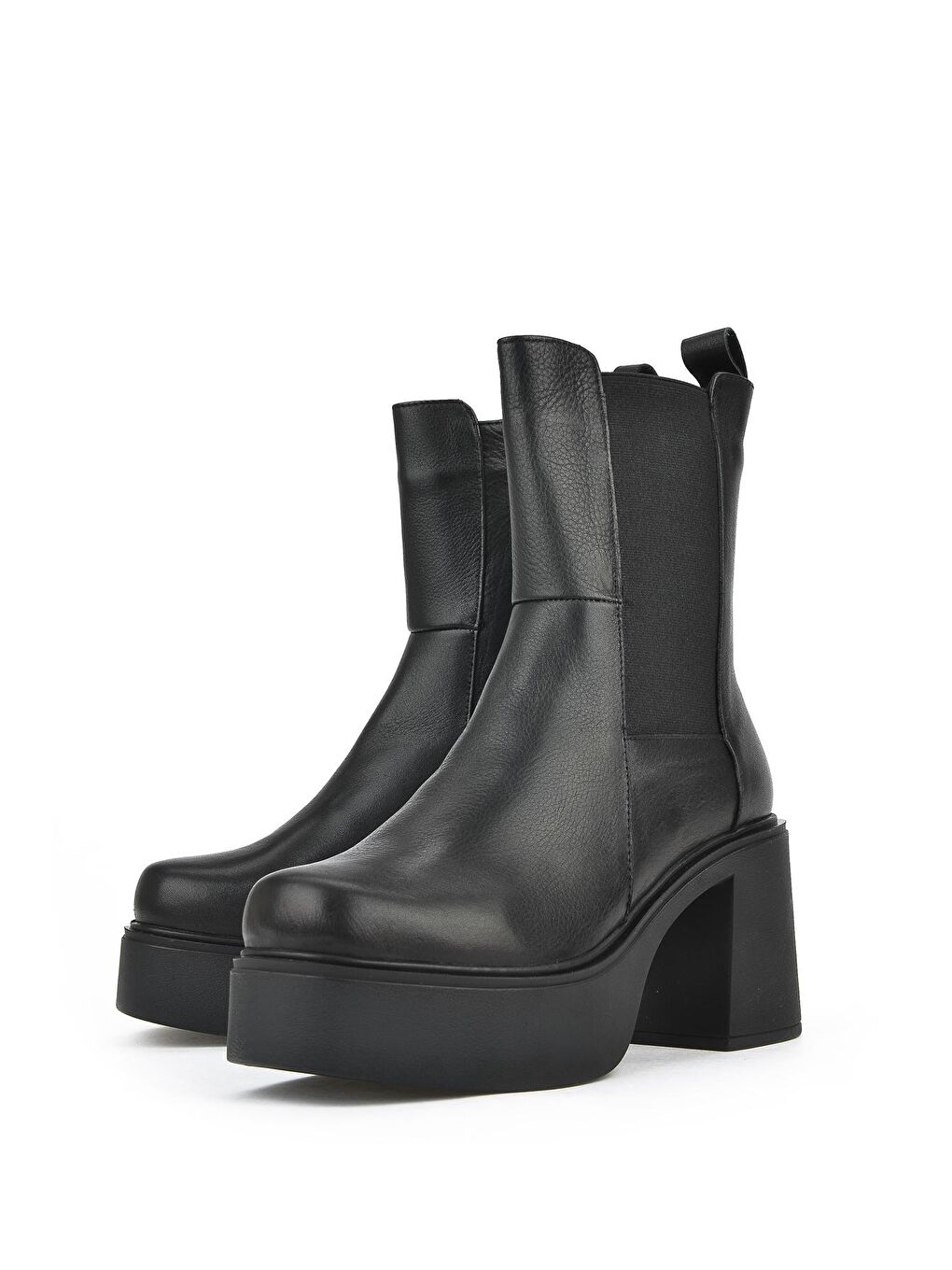 Kadın Kürklü Hakiki Deri Bot 123353 2441K Siyah-5