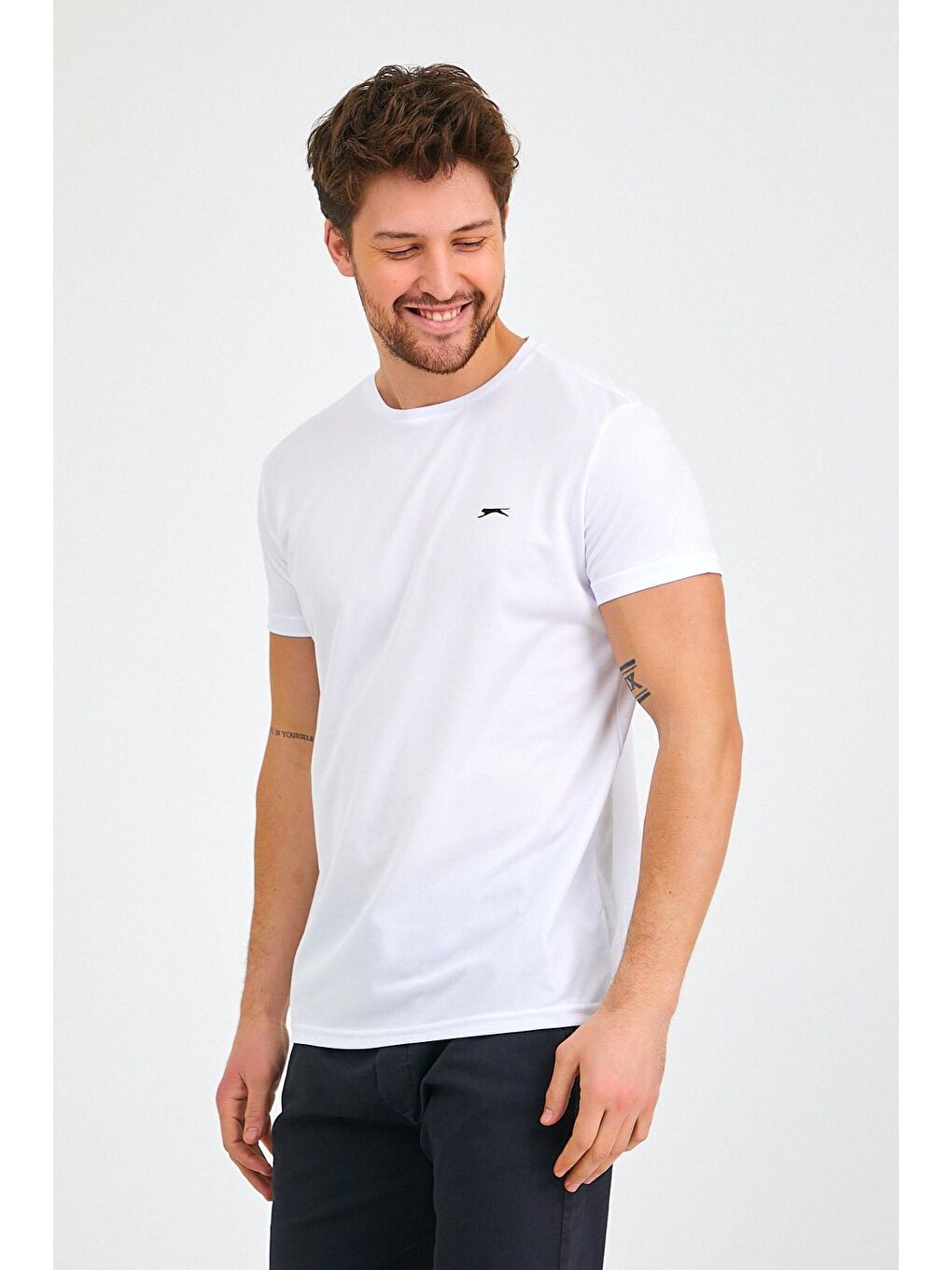 SLAZENGER Beyaz REPUBLIC Erkek T-Shirt Beyaz - 1