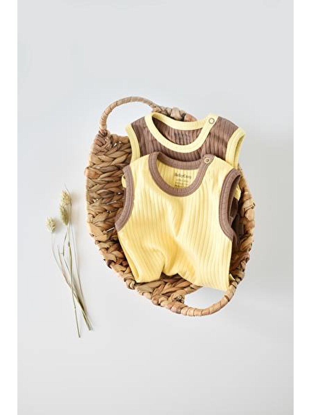 Bej Ribana 2 Li Askılı Badi-2