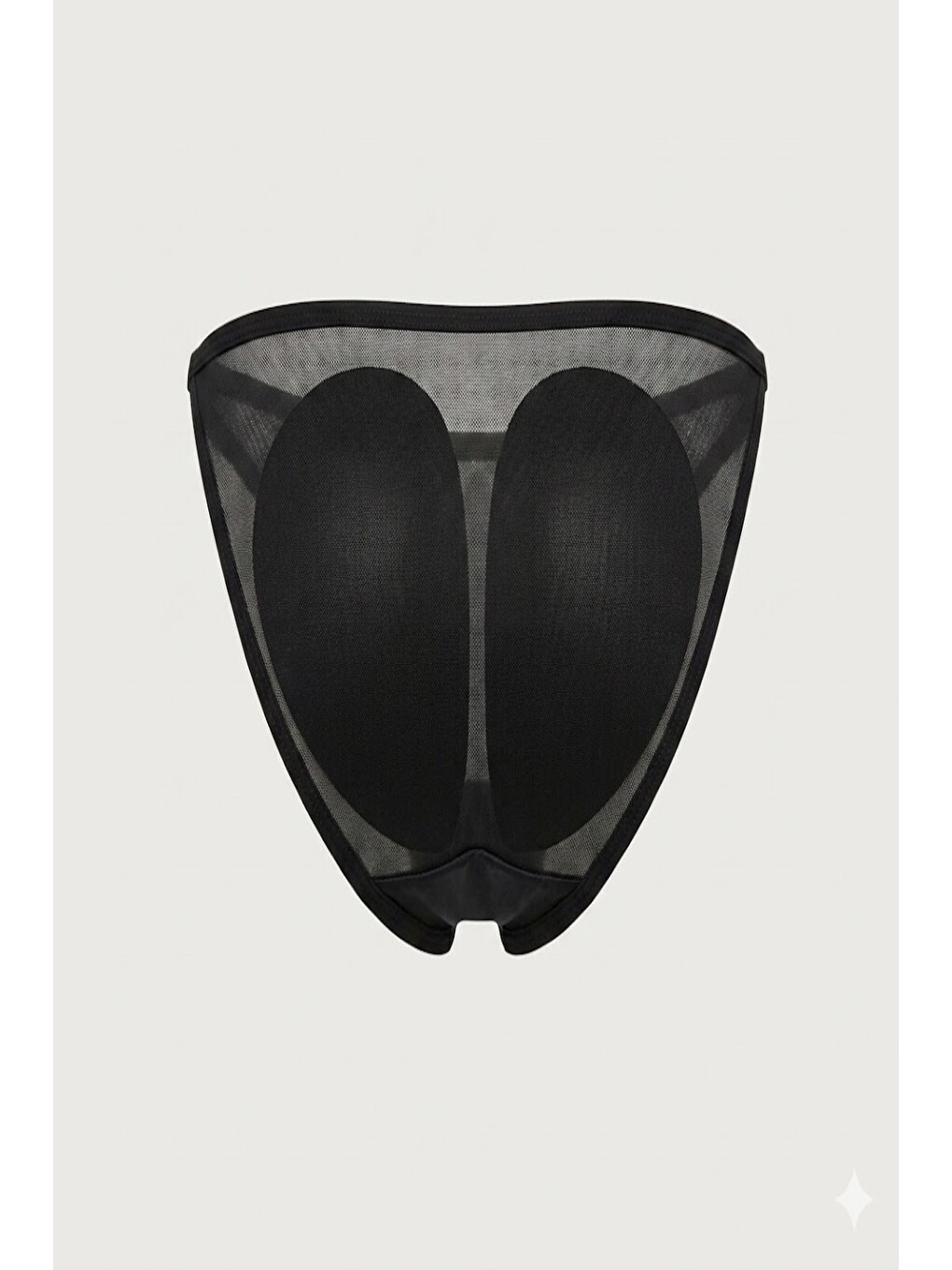 C12004 Kadın Pop-Up Slikon Slip Külot Siyah