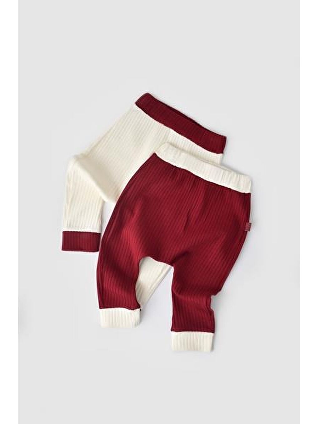Kırmızı Ribana 2'li Tayt Pantolon csyr4001-1