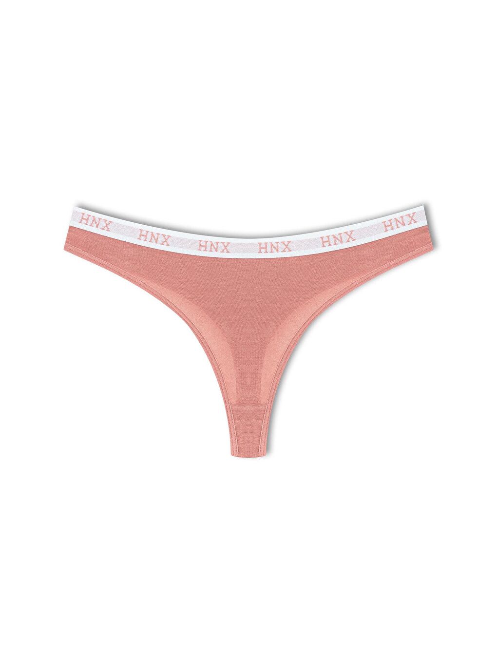 Karışık Pamuklu Beli Lastikli Basic Kadın Tanga Külot 5'li-1