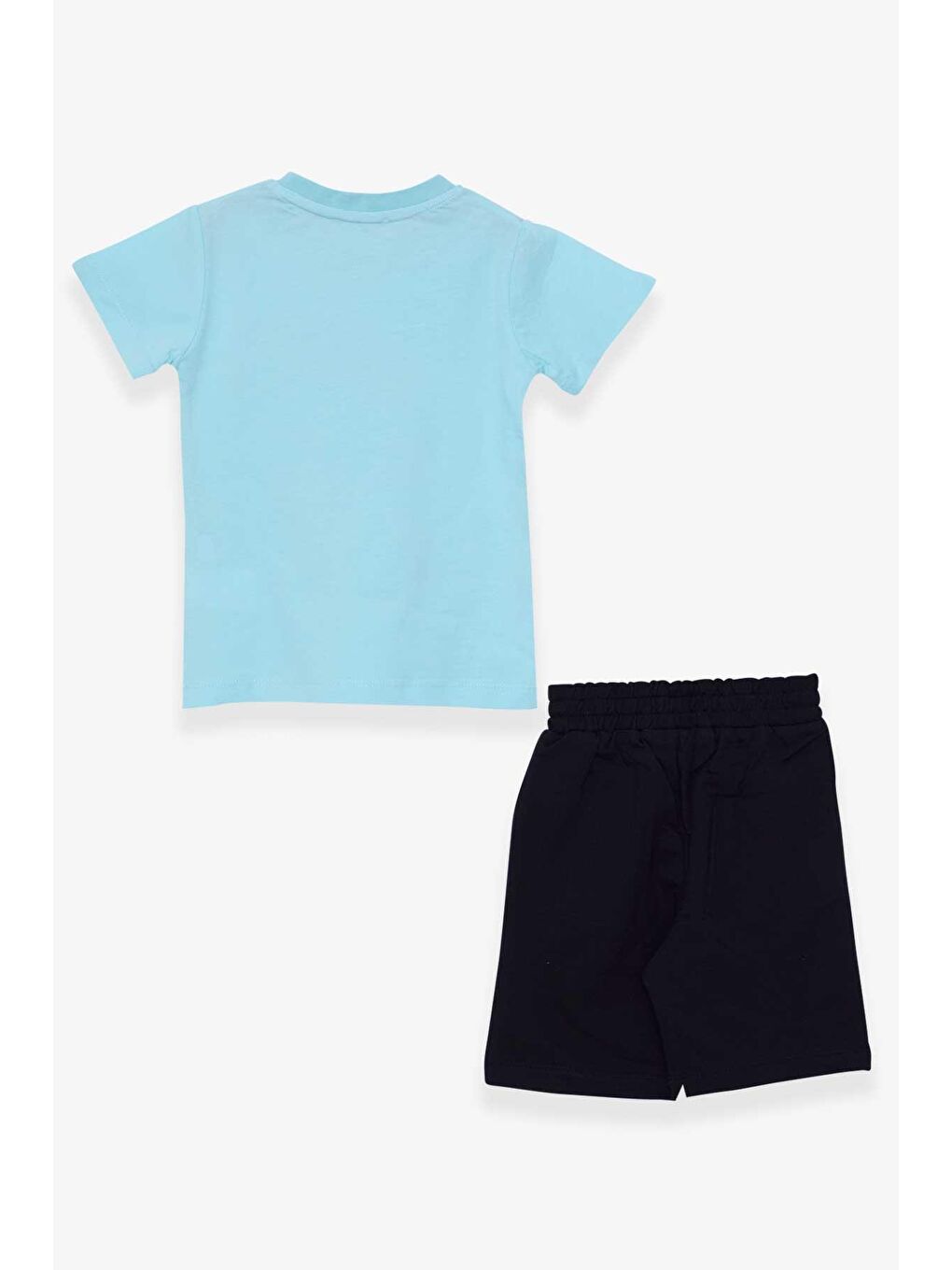 Erkek Çocuk Şortlu Takım Dostluk Temalı Açık Mavi (2-4 Yaş)-2