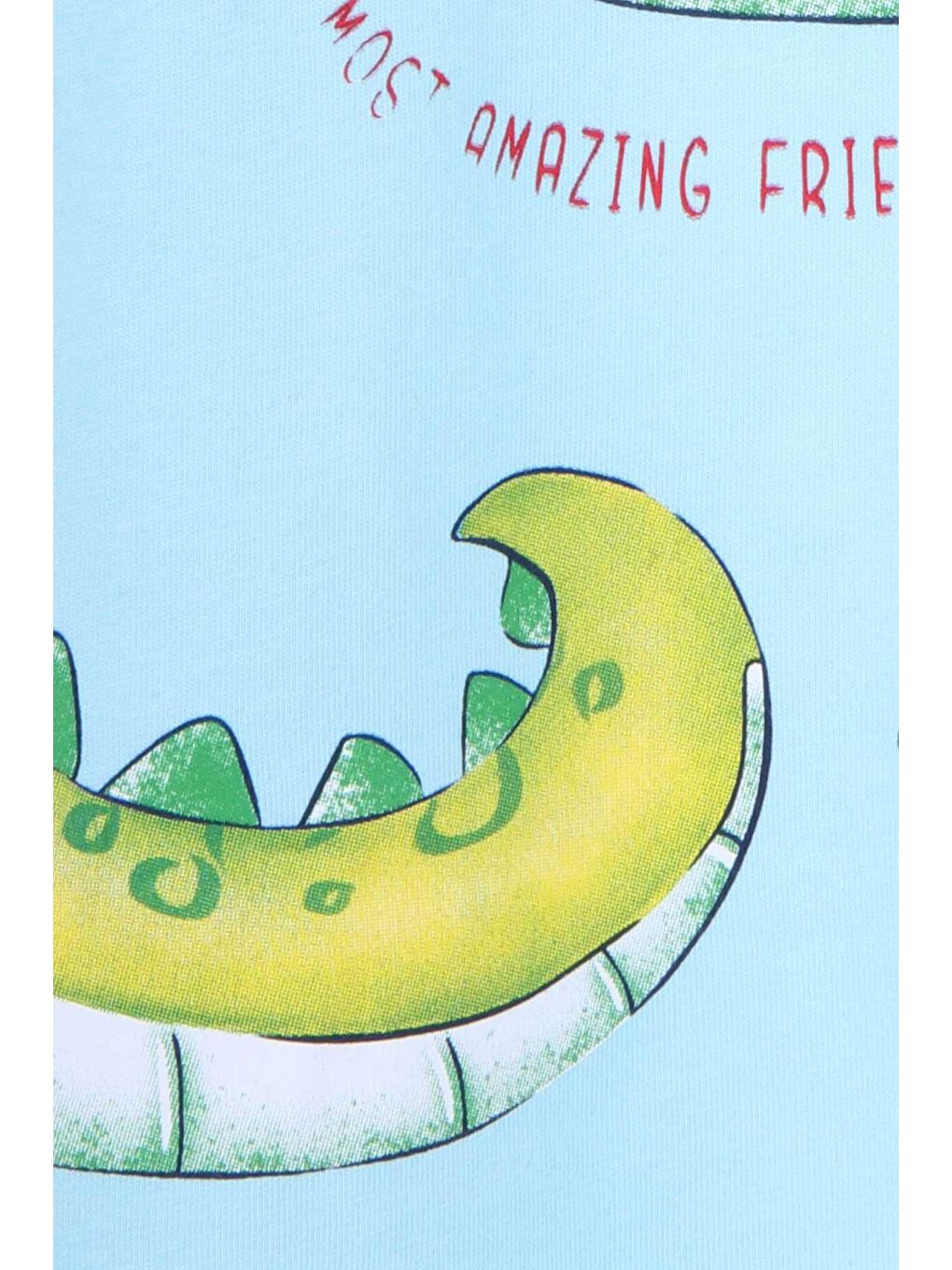 Erkek Çocuk Şortlu Takım Dostluk Temalı Açık Mavi (2-4 Yaş)-4