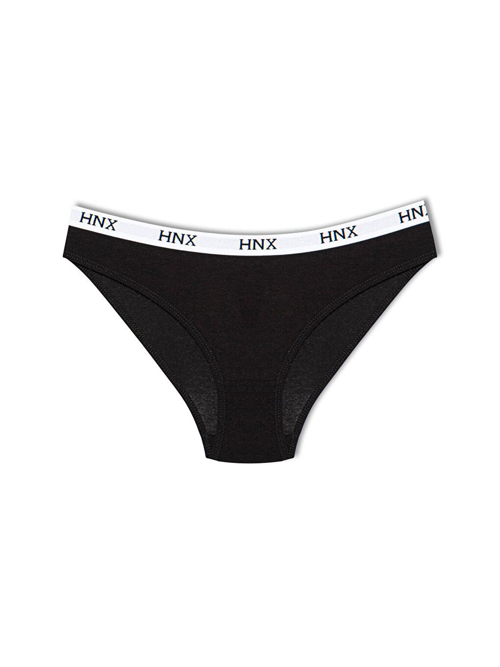 Karışık Pamuklu Beli Yazılı Lastik Basic Kadın Külot 3'lü-3