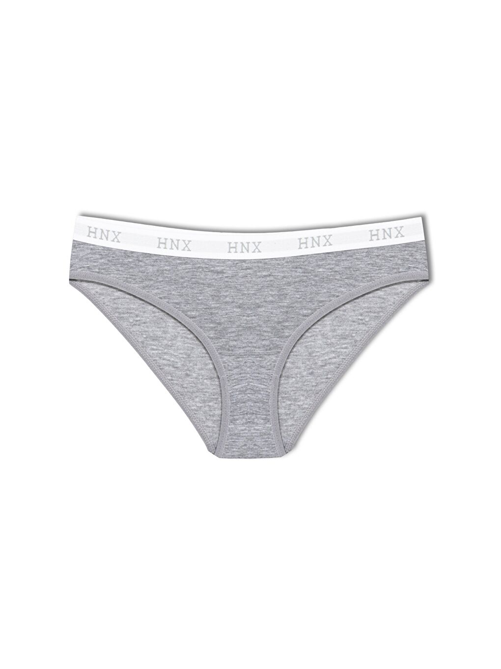 Karışık Pamuklu Beli Yazılı Lastik Basic Kadın Külot 3'lü-2