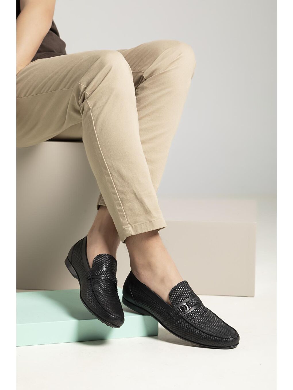 Erkek Hakiki Deri Ayakkabı 13192 267-8 Siyah