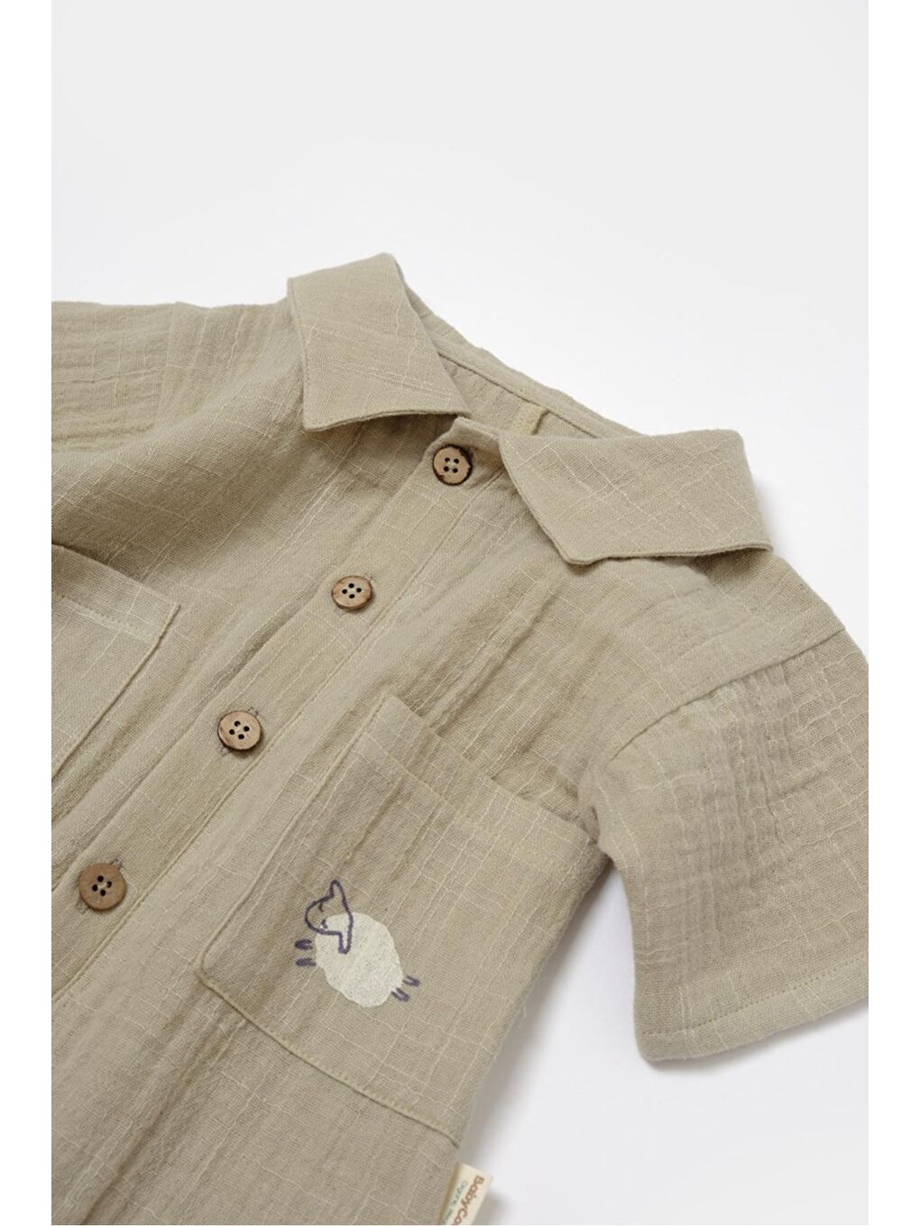 Yeşil Kısa Kollu Tulum-3