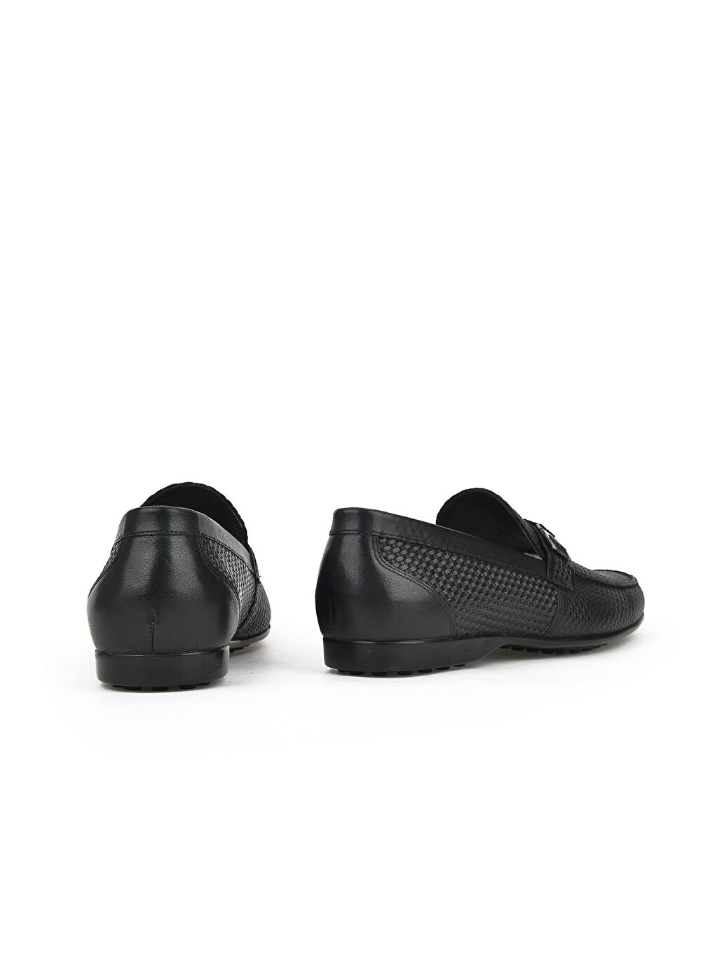 Erkek Hakiki Deri Ayakkabı 13192 267-8 Siyah-4