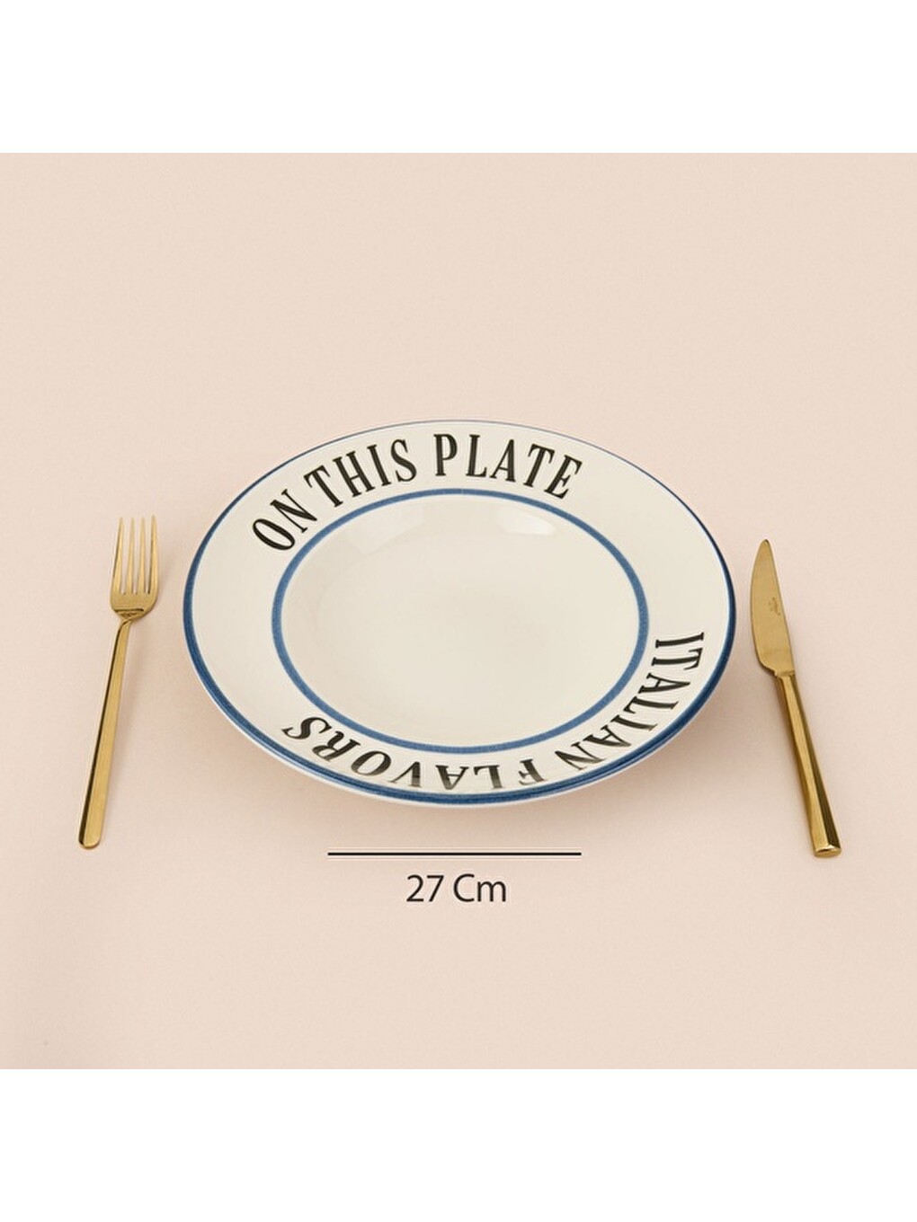 Kitchen Italian Flavors Makarna Tabağı - Beyaz - 27 Cm-4