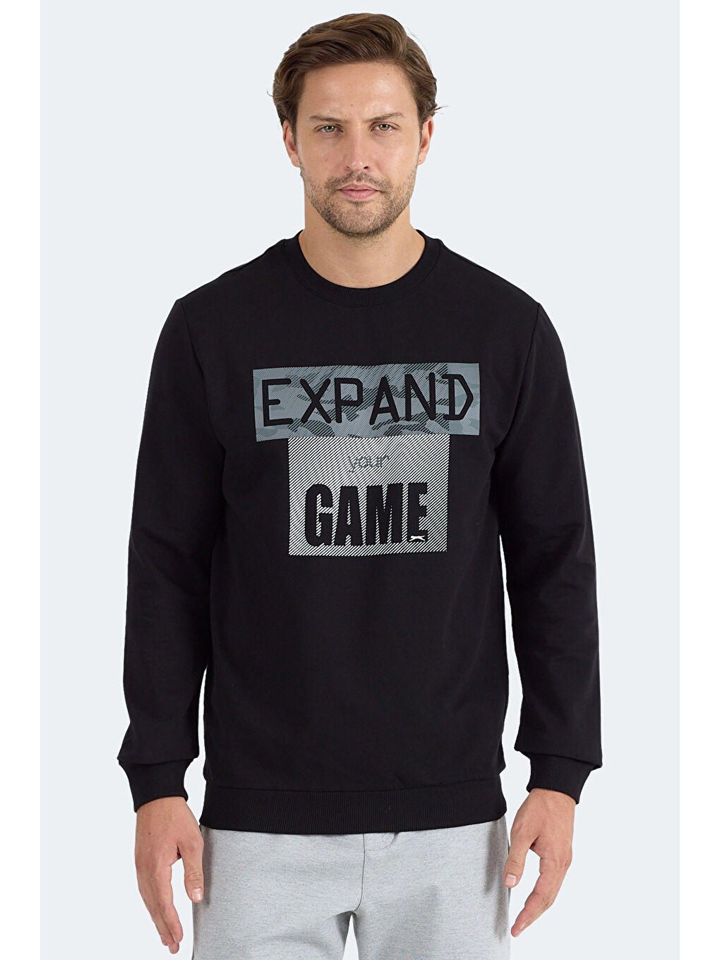 RUBIO Erkek Siyah Sweatshirt