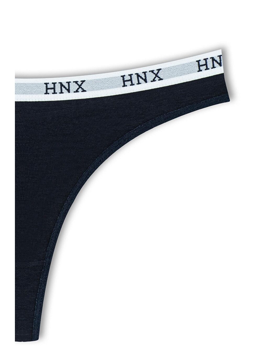 Karışık Pamuklu Beli Lastikli Basic Kadın Tanga Külot 3'lü-3