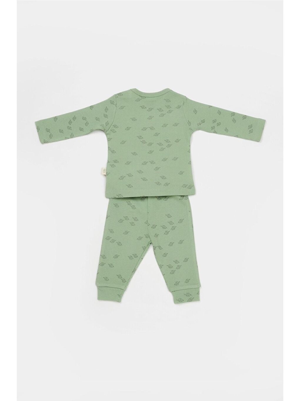 Yeşil Organik Modal Fil Baskılı 3 Lü Set csym25503-3