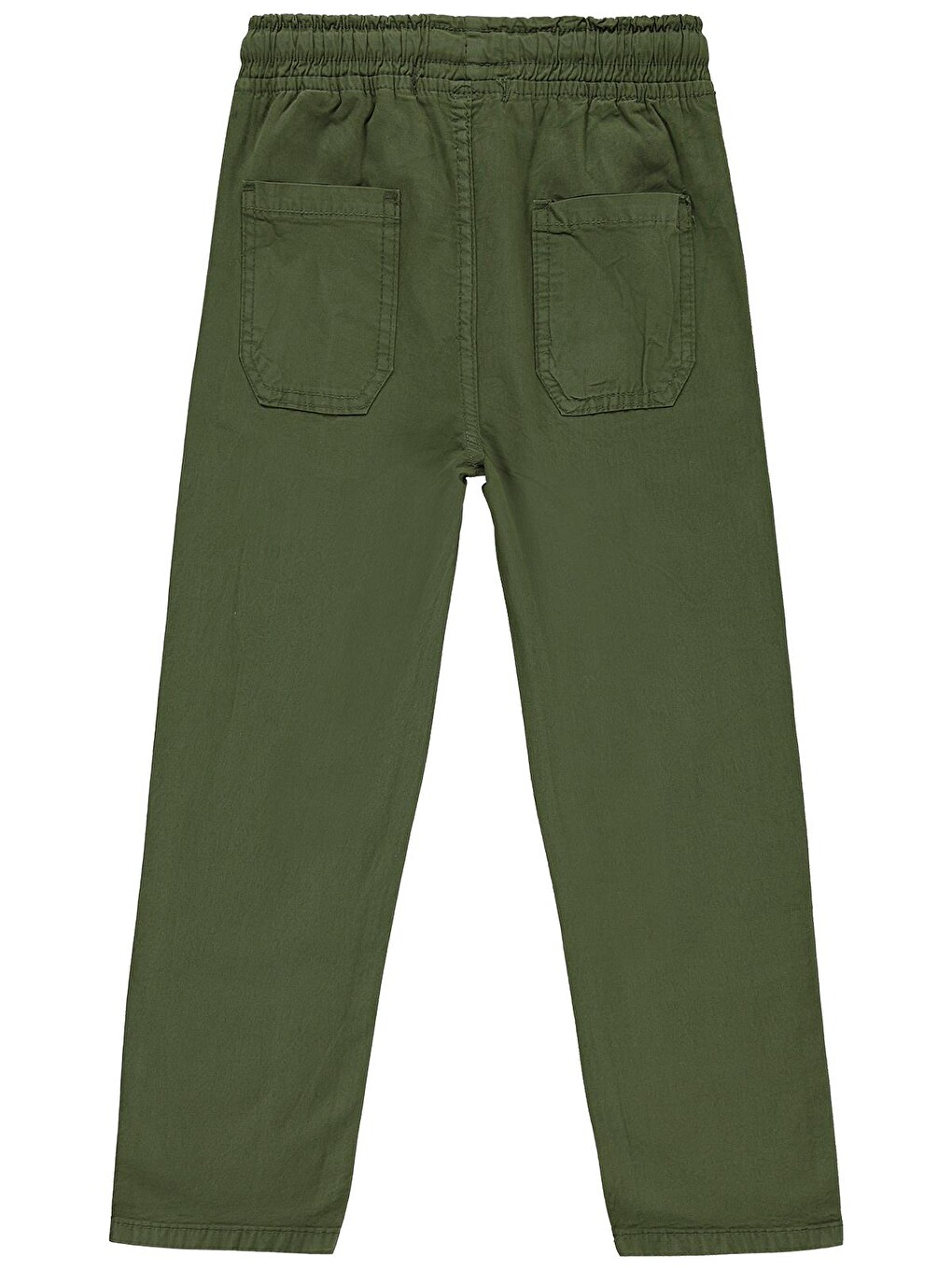 Boys Beli Lastikli 10-13 Yaş Pantolon - Haki-1