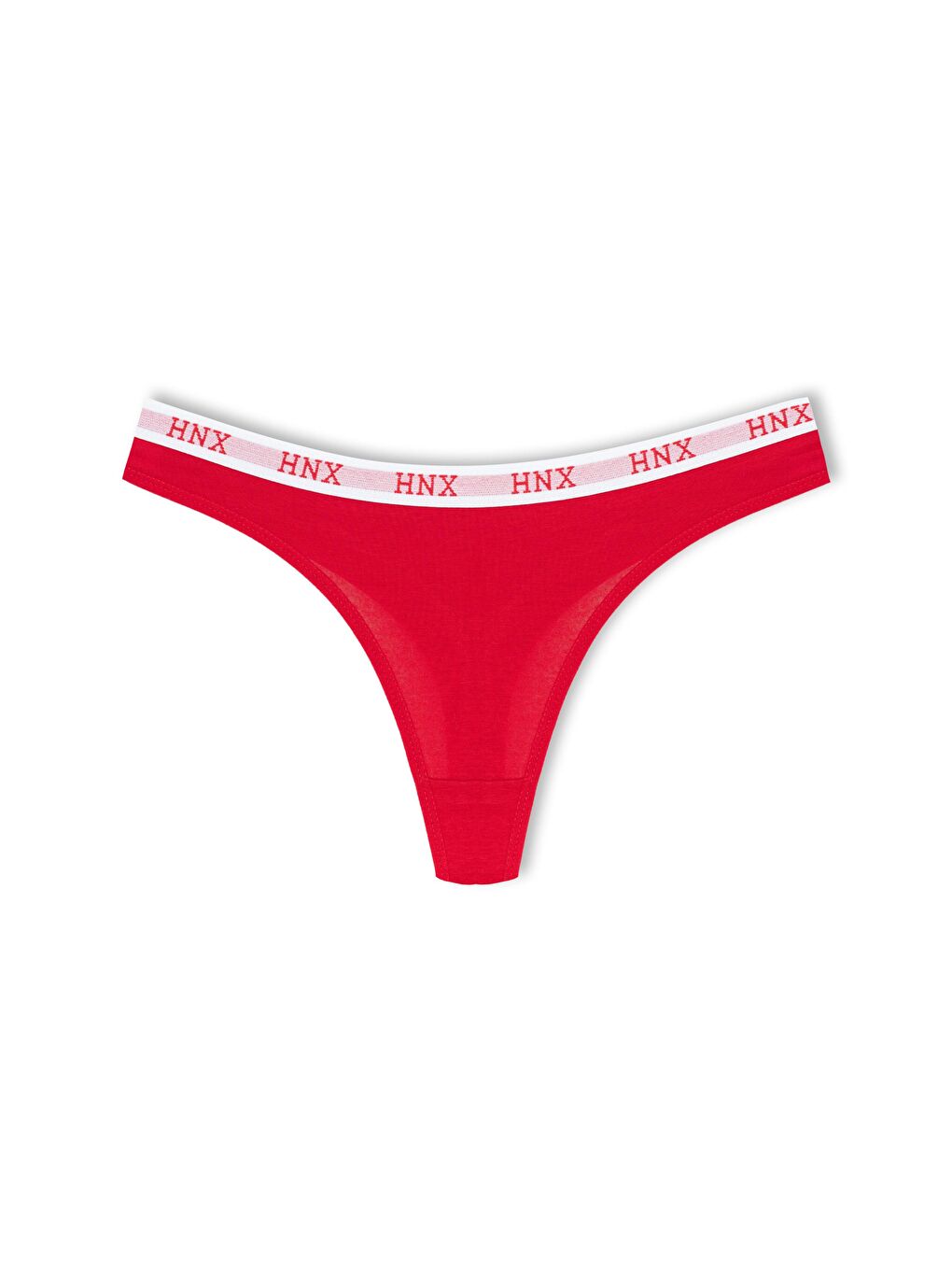 Karışık Pamuklu Beli Lastikli Basic Kadın Tanga Külot 3'lü-4