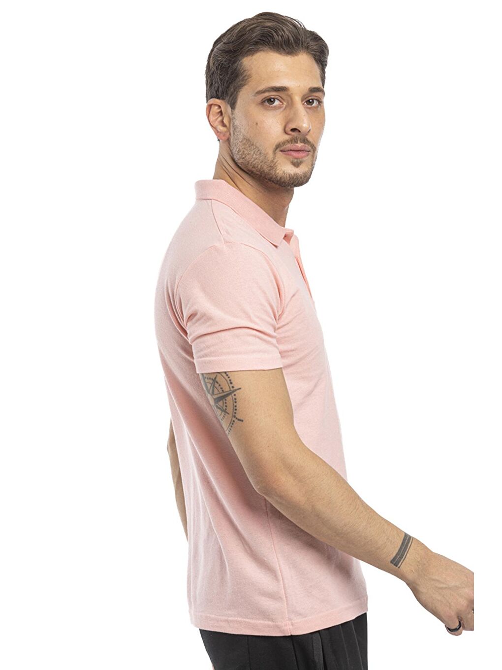 SLAZENGER Pudra Pembe SOHO Erkek T-Shirt Pudra - 3