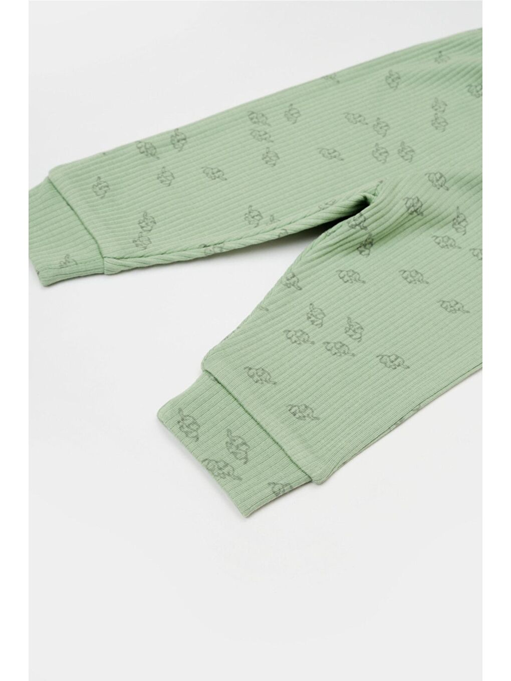 Yeşil Organik Modal Fil Baskılı 3 Lü Set csym25503-6