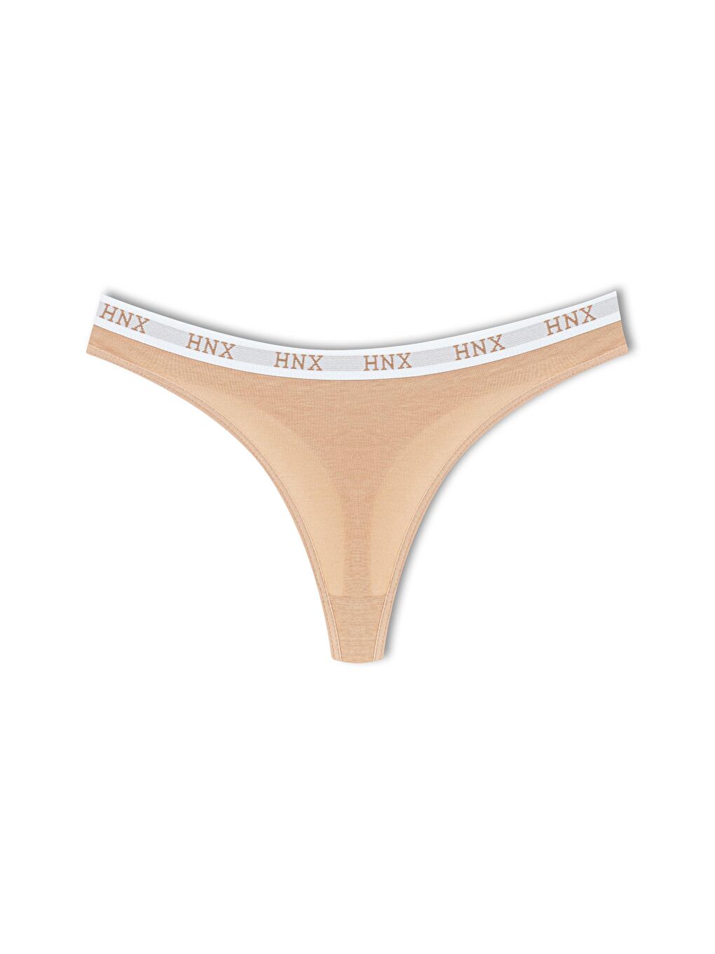 Karışık Pamuklu Beli Lastikli Basic Kadın Tanga Külot 3'lü-7