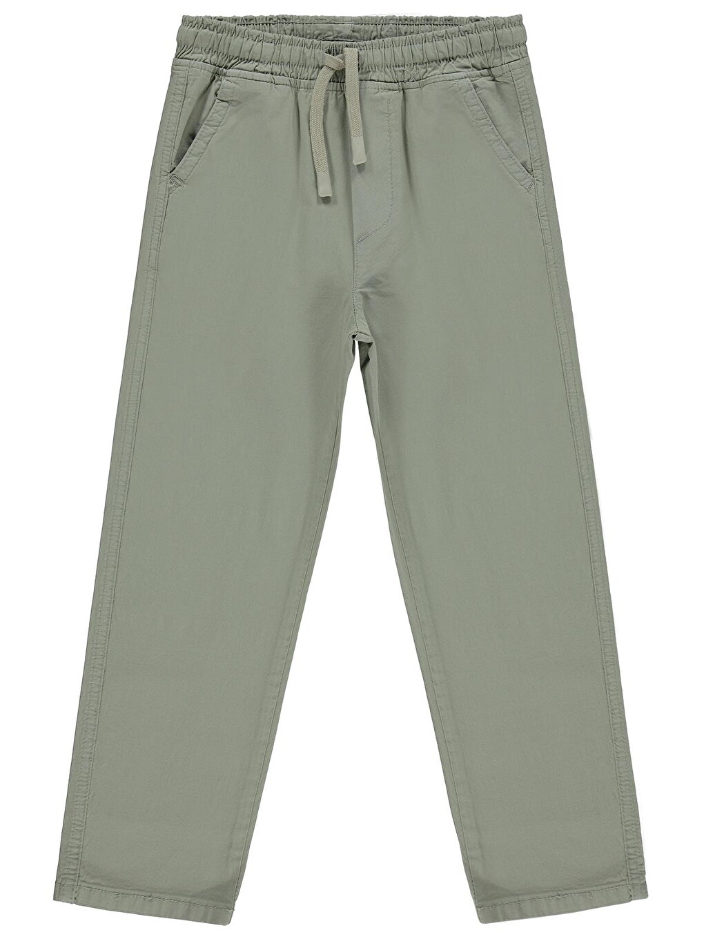 Boys Beli Lastikli 10-13 Yaş Pantolon - Gri