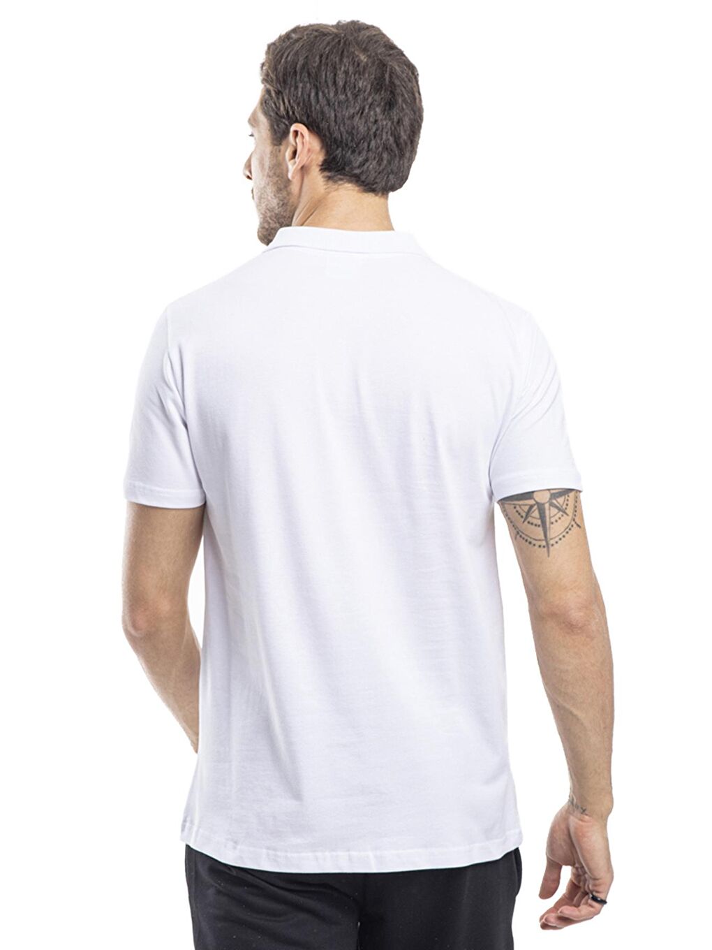 SOHO Erkek %100 Pamuk Tişört Beyaz-2